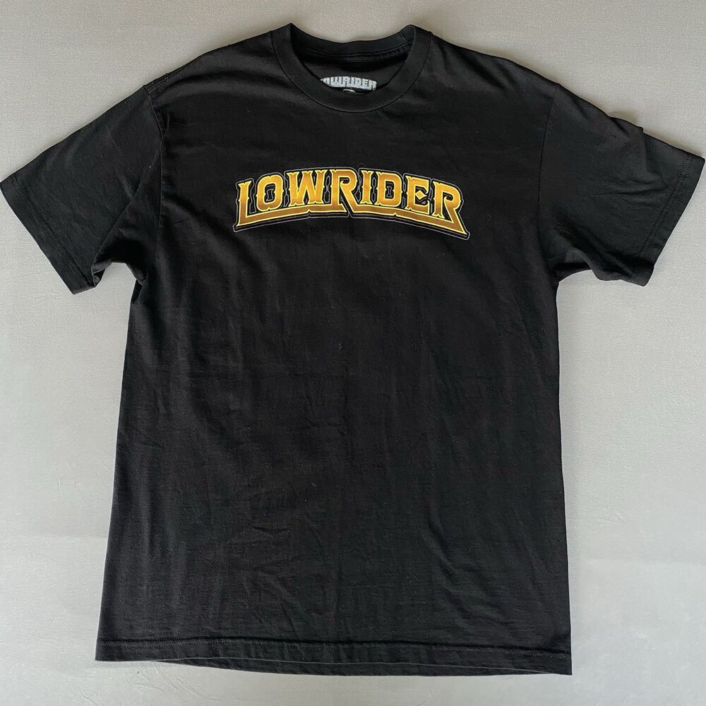 Lowrider Men's Large Black Graphic T-Shirt 57 Chevy Alberto Herrera USA